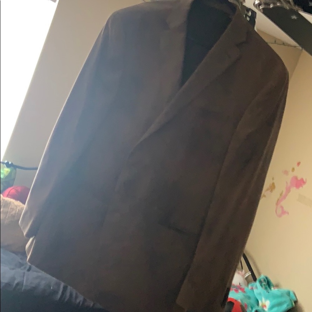 Michael Kors Faux leather sport coat